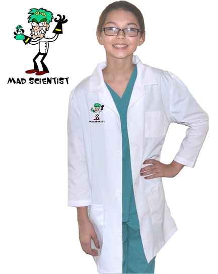 Kids Mad Scientist Lab Coat