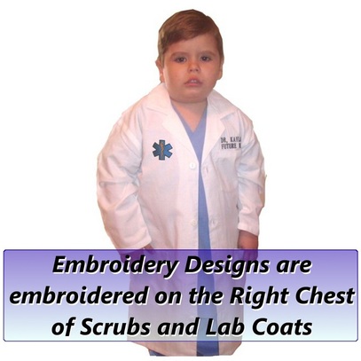 Personalized Kids Scrubs and Lab Coats